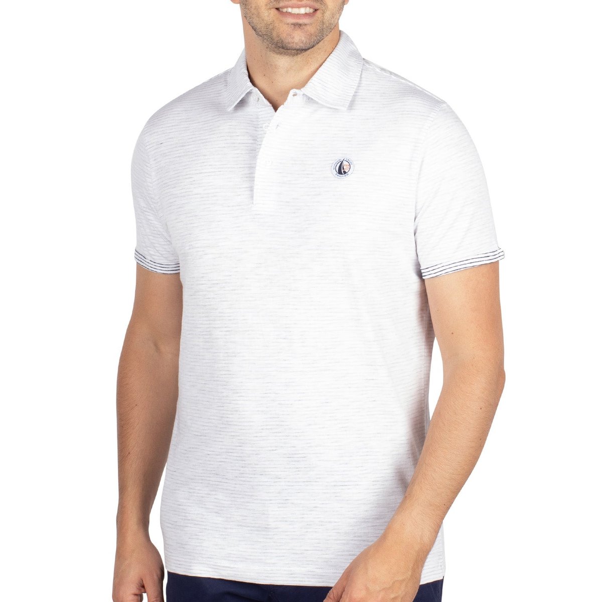 Polo yatch rayures blanc, SHILTON