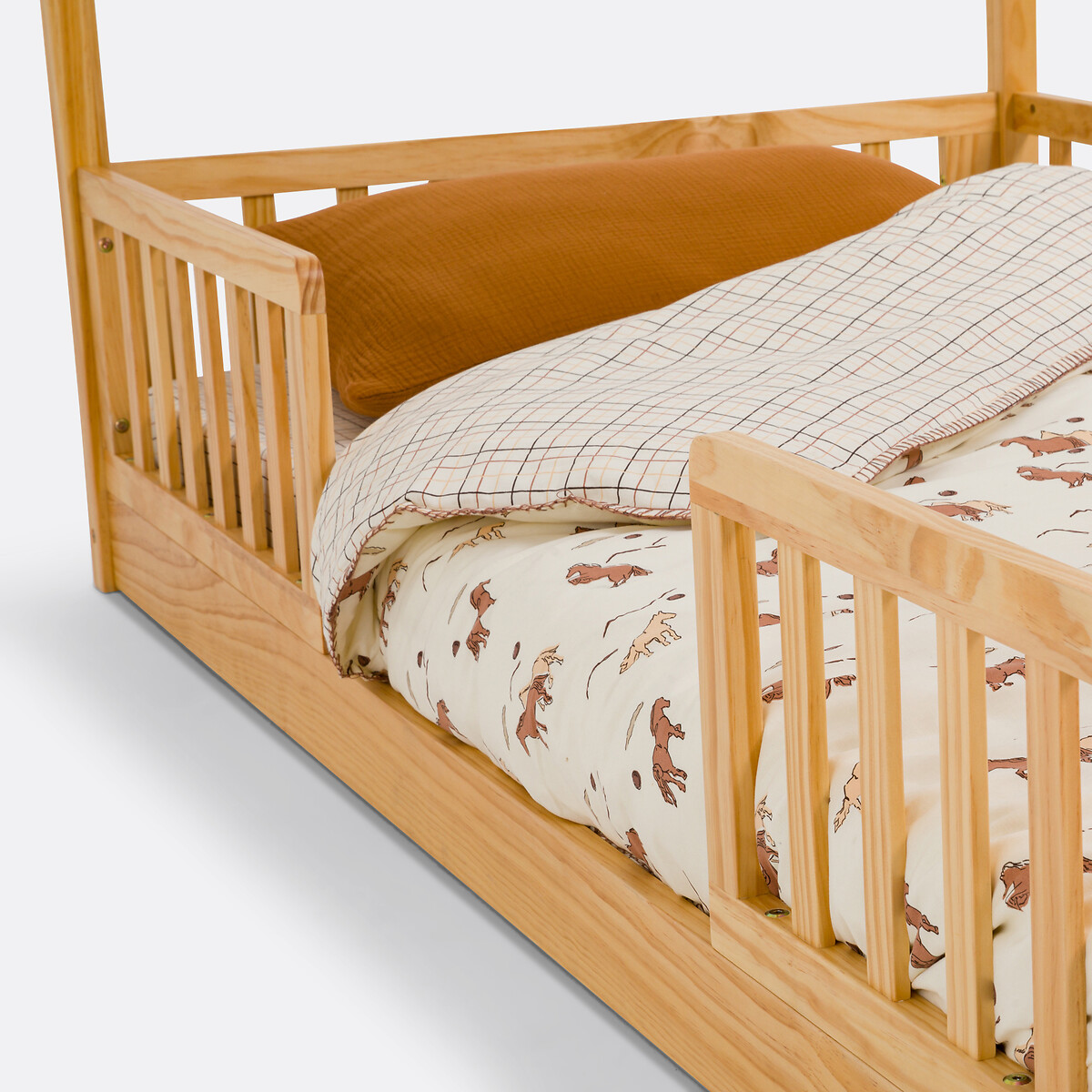 Lit enfant cabane en pin massif, Spidou naturel, LA REDOUTE INTERIEURS