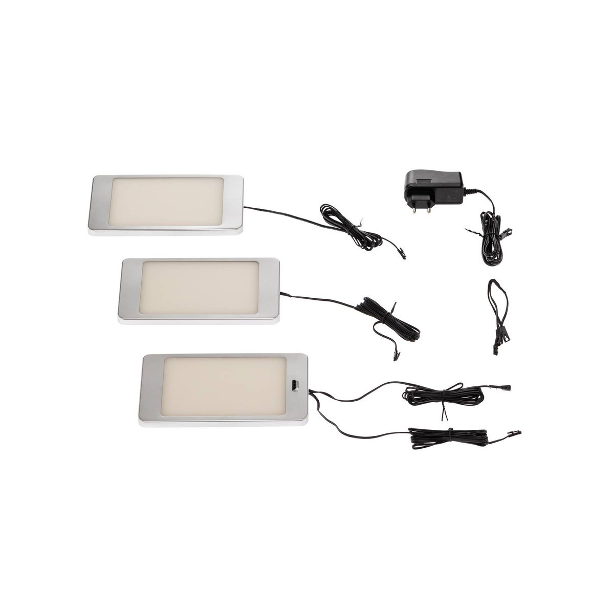 Lampes sous meuble moderneLED, Svela argenté, LINDBY