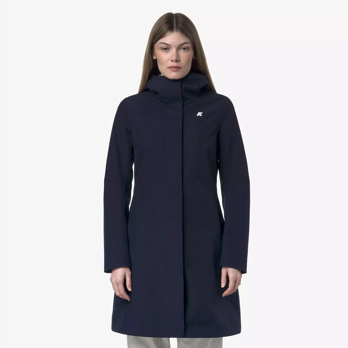Stephy Bonded Mid-Length Parka navy, K-WAY