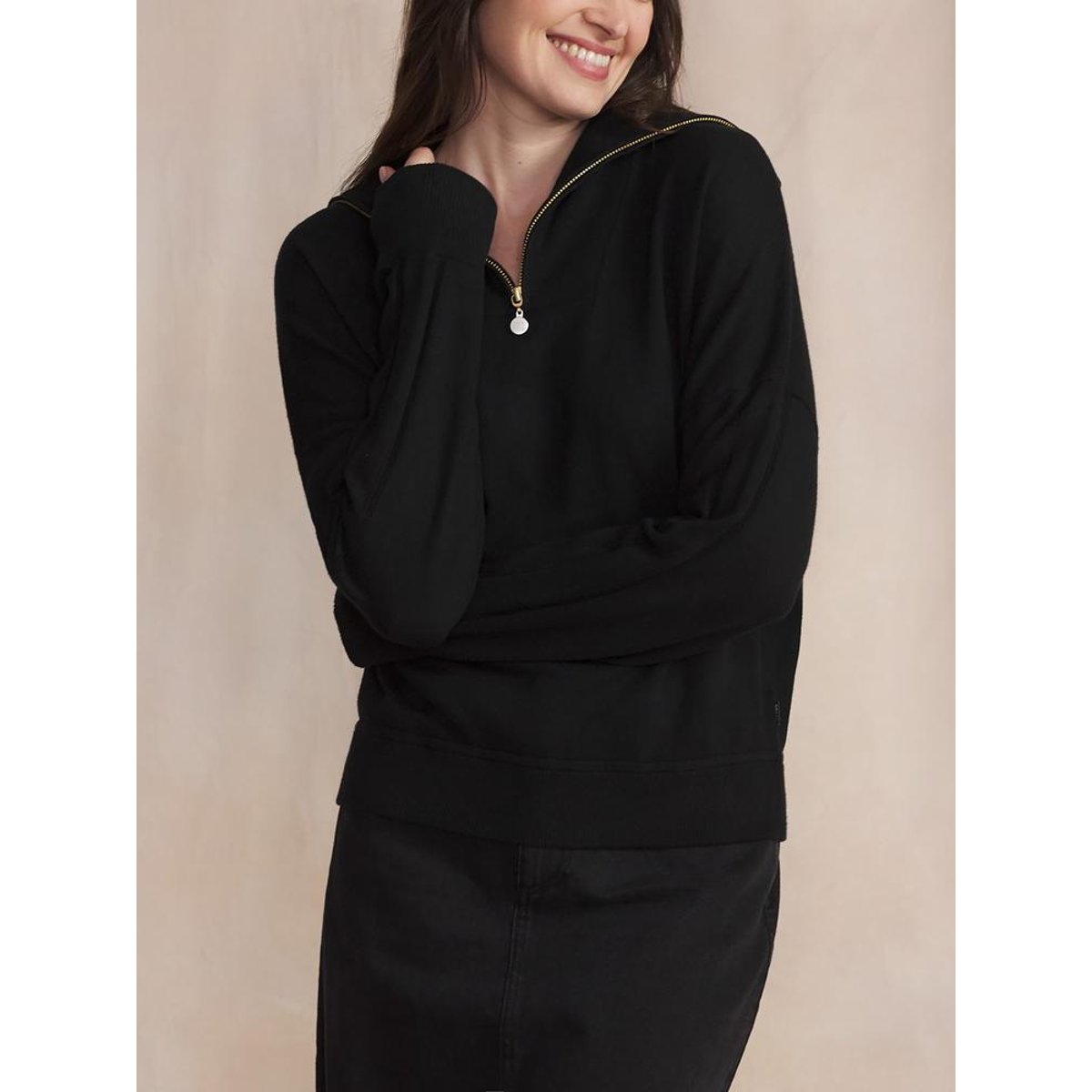 Pull col camionneur ENOLACAM noir, TBS