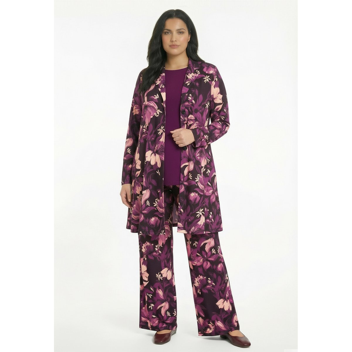 Veste /Blazer avec manches longues violet, YOEK