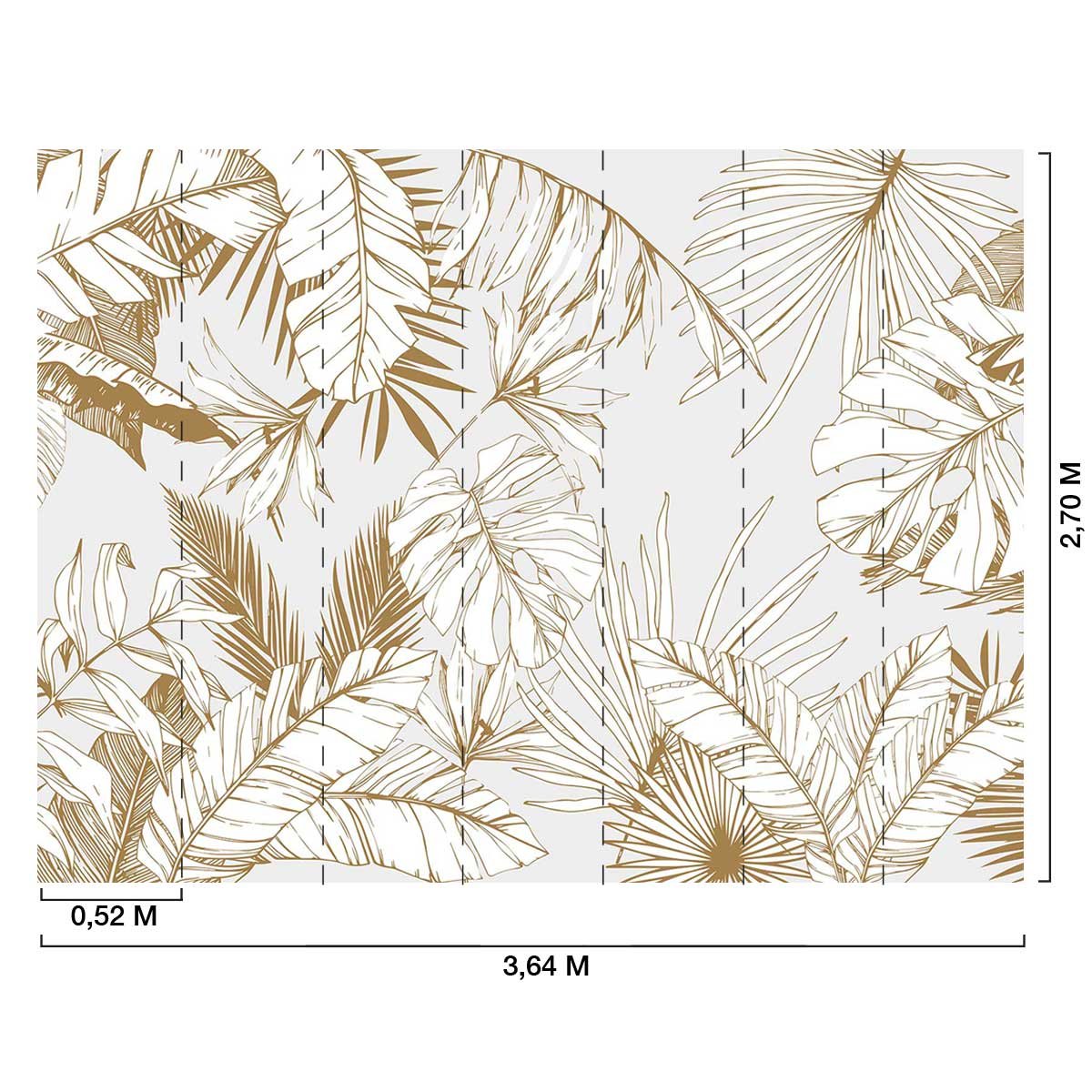 Papier peint coco beige intissé, HEXOA