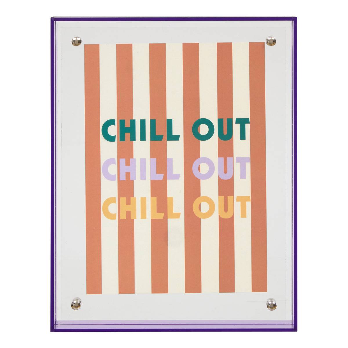 Cadre photo design pop 13x18cm POOL violet, ATMOSPHERA