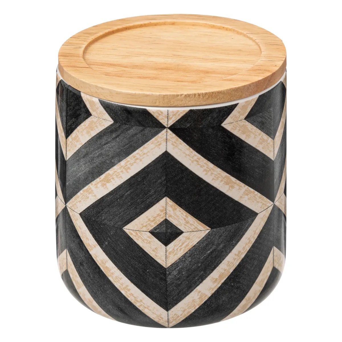 Pot a cotons Collection Geo-ethnique beige, EDEN