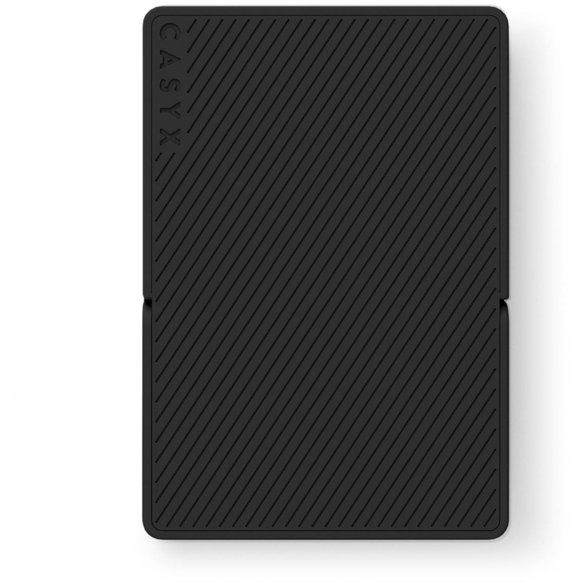 Batterie externe 5000 mAh Qi2 MagSafe avec bequille noir couleur unique, CASYX