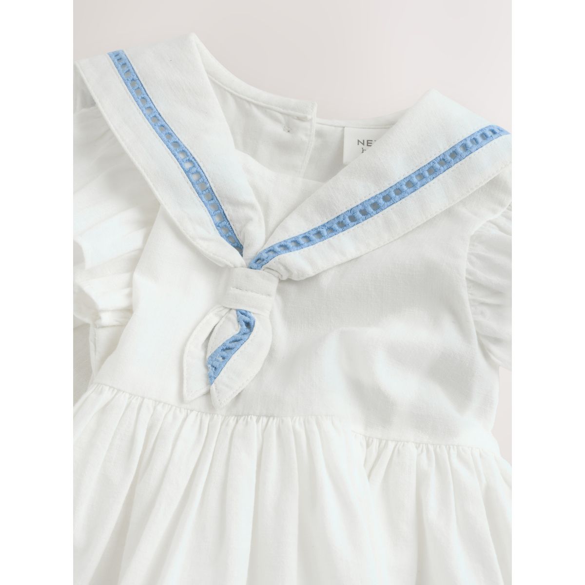 Robe tissée bébé blanc, NEXT