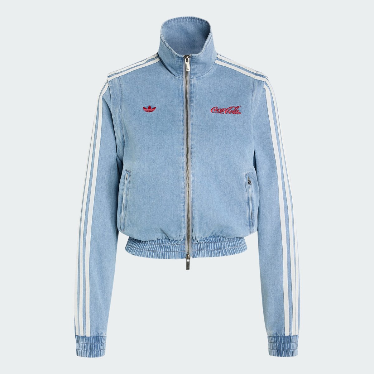 Veste De Survêtement Denim Adidas X Coca-Cola Firebird Veste De Survêtement Denim Adidas X Coca-Cola Firebird light denim, adidas Originals