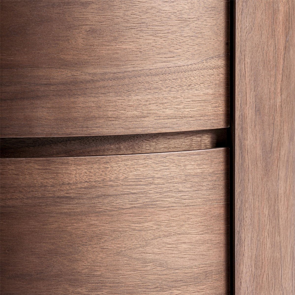 Table de chevet en bois vieilli style contemporain marron clair finition vieillie, RECOLLECTION