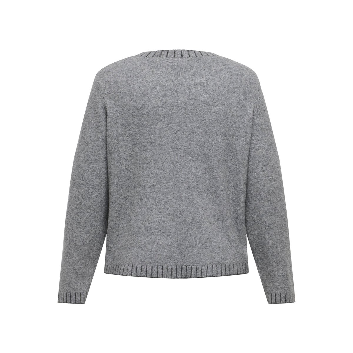 Pull En Maille medium grey melange, ONLY CARMAKOMA