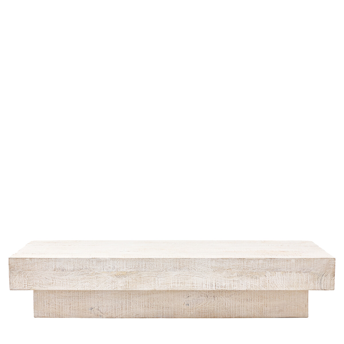 Rustana Whitewash Mango Wood Coffee Table wood white, ÉDITÉ