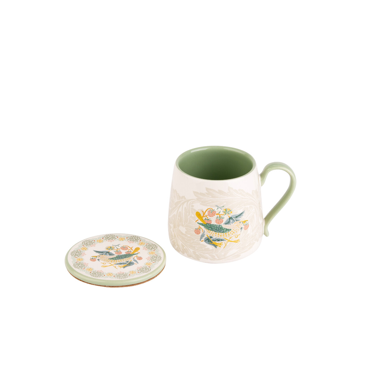 Kitchen Garden Mug & Coaster Set multi-coloured, WILLIAM MORRIS AT HOME