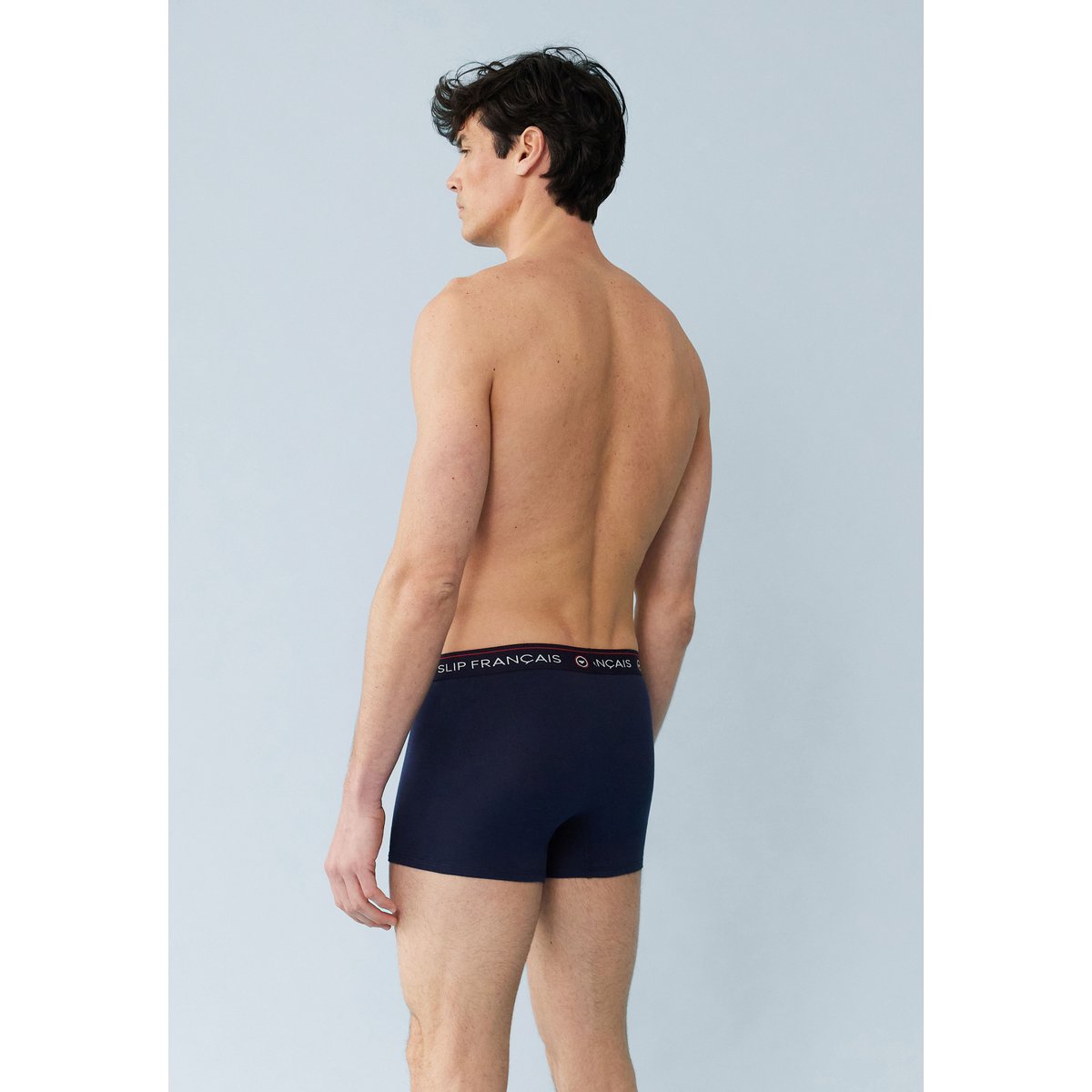 Lot de 10 boxers en coton Redoutable marine noir, LE SLIP FRANCAIS