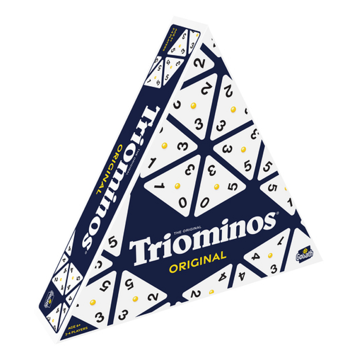 Triominos Original nouvelle version bleu, GOLIATH