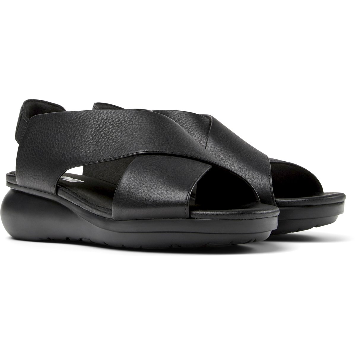 Sandales Balloon cuir noir, CAMPER