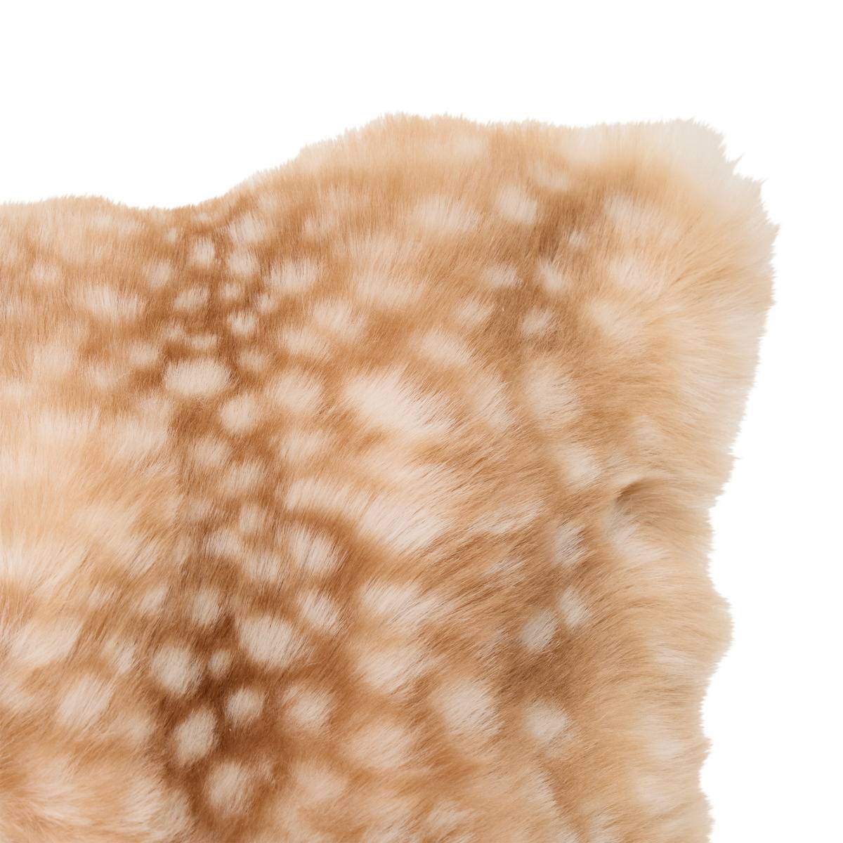 Coussin rectangulaire ZEPHY marron caramel, ATMOSPHERA