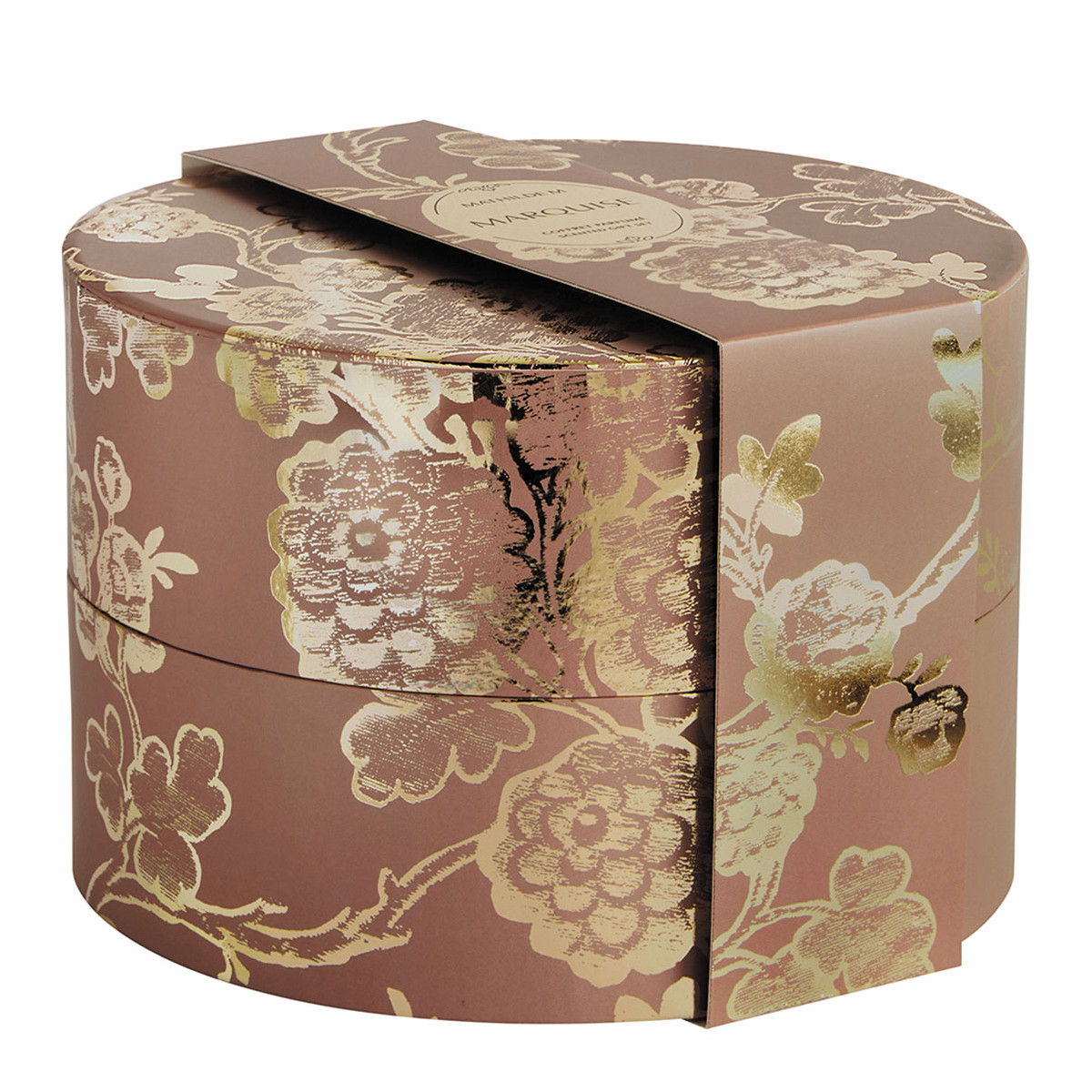 Coffret diffuseur de parfum et bougie Marquise TRÉSOR DE FLEURS rose, MATHILDE M