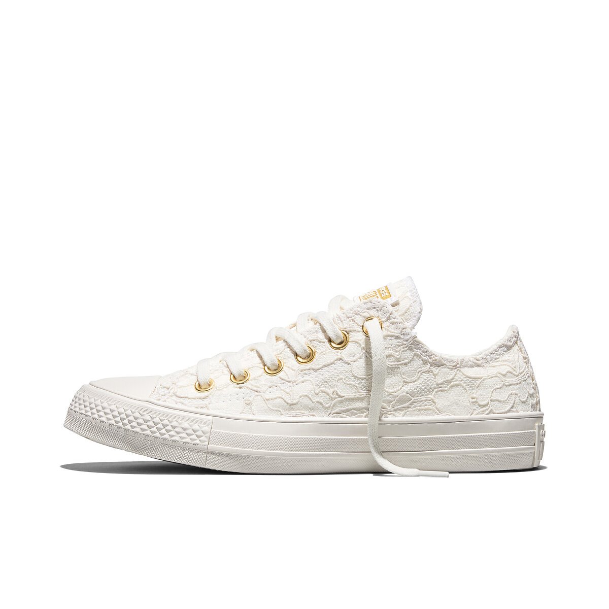 Chuck Taylor All Star Ox Elevated Lace Material Trainers ecru , CONVERSE
