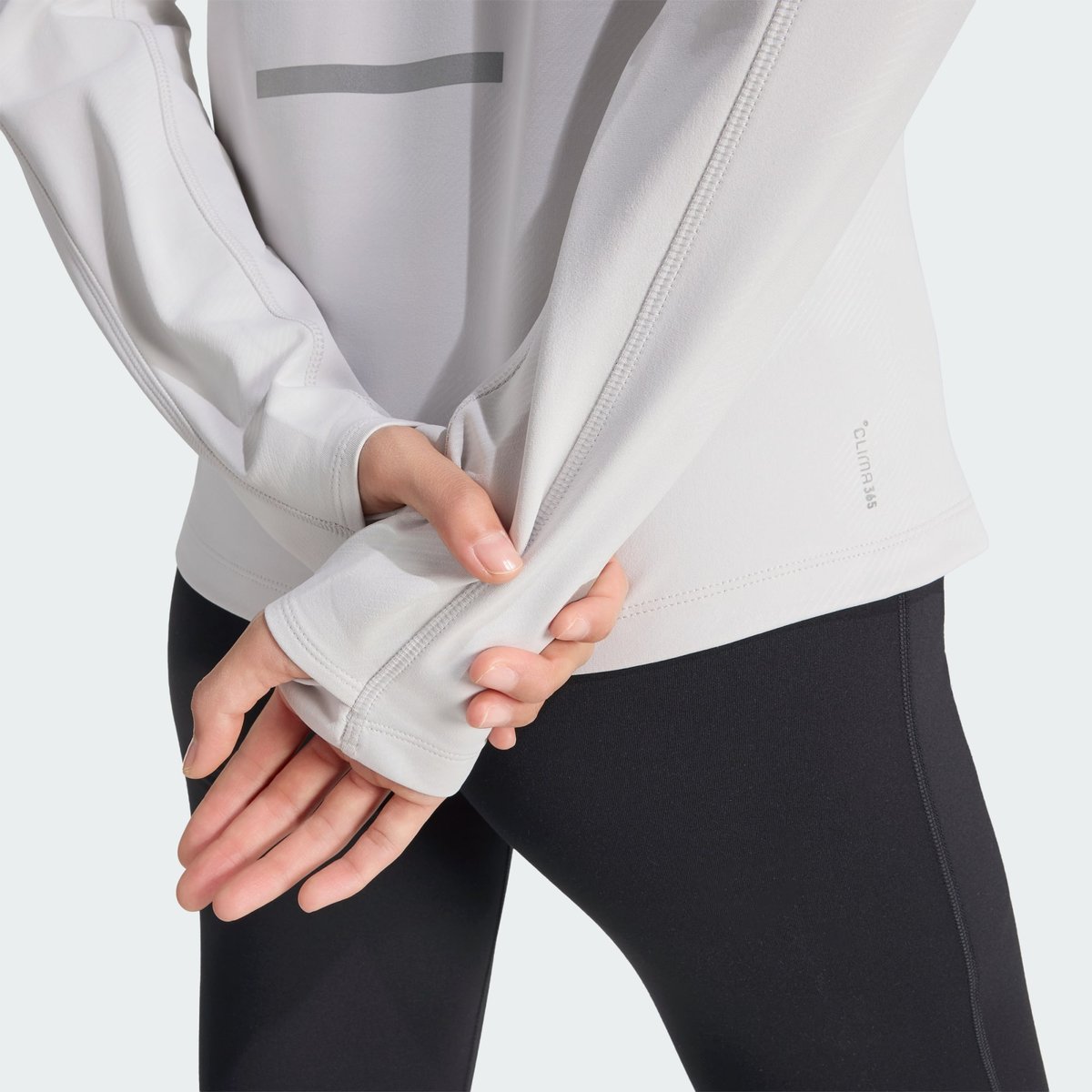 Haut De Running Manches Longues Chaud Adi365 Haut De Running Manches Longues Chaud Adi365 grey one, adidas Performance