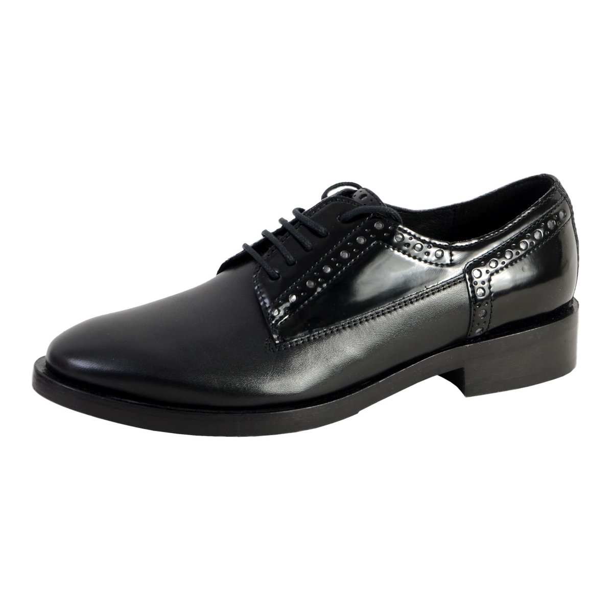 Mocassin D Brogue noir, GEOX