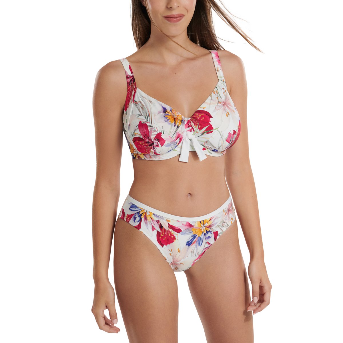 Haut maillot de bain armaturé Tunis blanc, LISCA