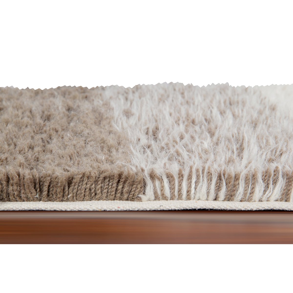 Tapis Lainable Rectangulaire FREE YOUR SOUL marron, LORENA CANALS