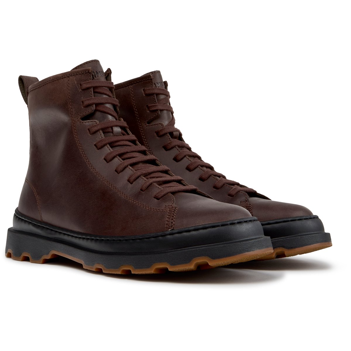 Bottines Brutus+ Nubuck Leather brun fonc14, CAMPER