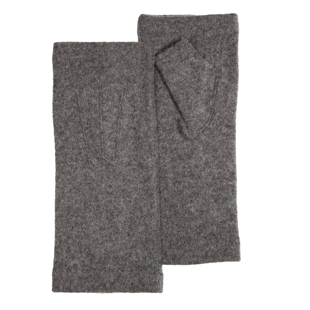 Mitaines en laine - non doublées gris chiné, ISOTONER