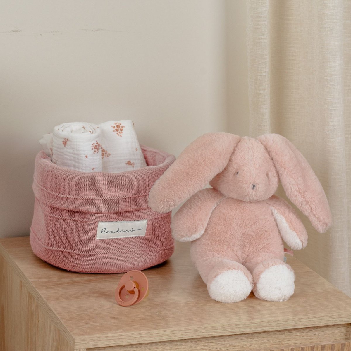 Peluche rose, NOUKIE'S
