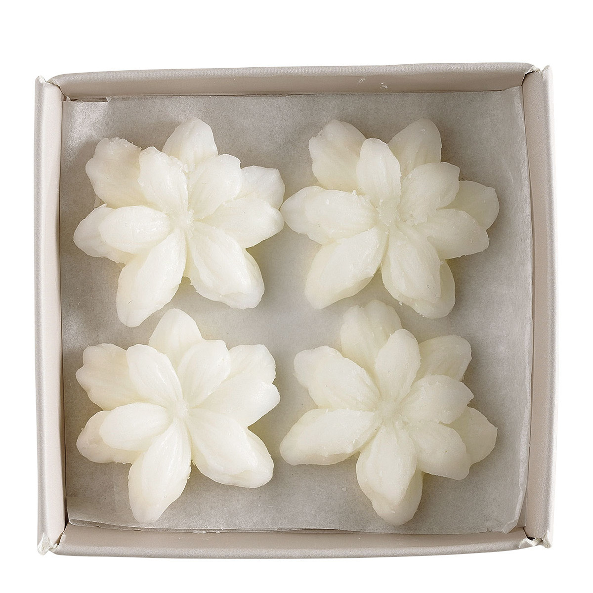 Coffret 4 fondants parfumés CÈDRE ÉTERNEL blanc, MATHILDE M