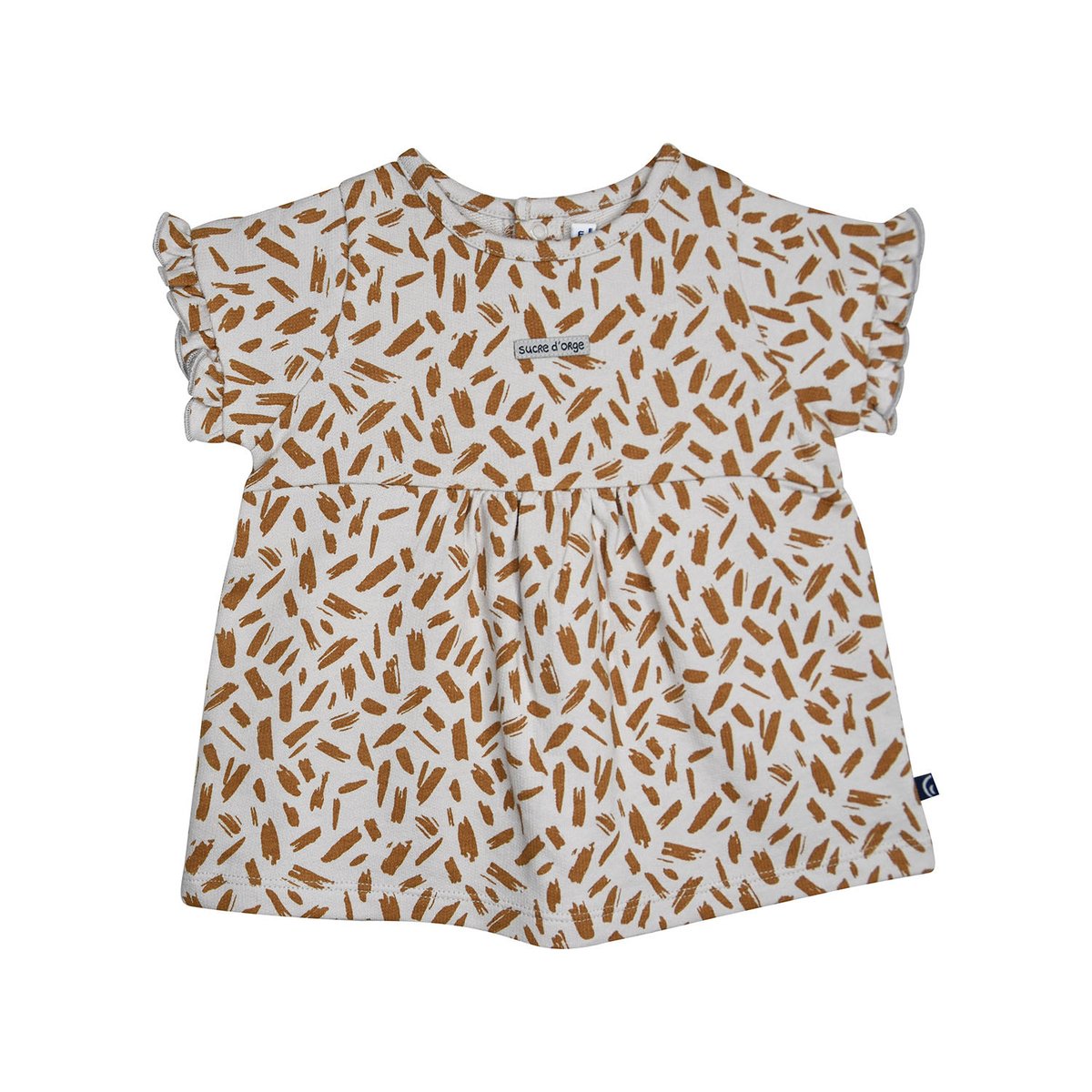 Robe bloomer naomie maille naissance blanc, SUCRE D'ORGE