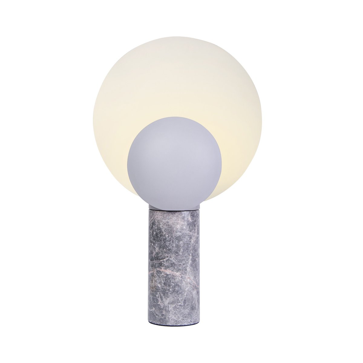 Lampe à poser style chic en marbre, CACHÉ gris, DESIGN FOR THE PEOPLE