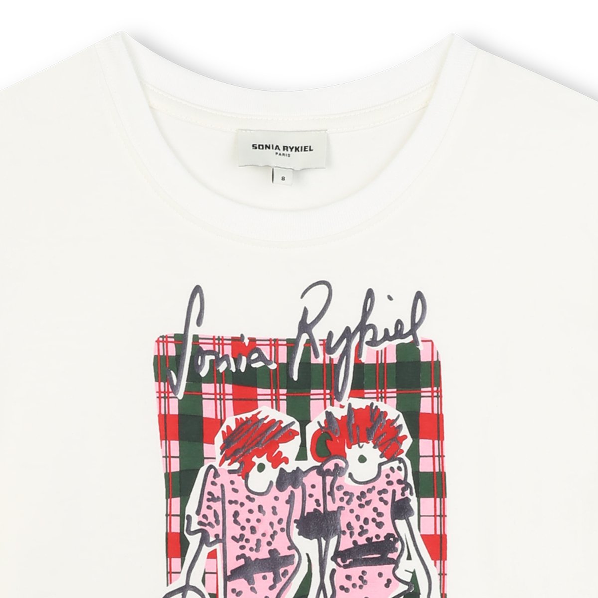 Tee shirt à manches courtes offwhite, SONIA RYKIEL ENFANT