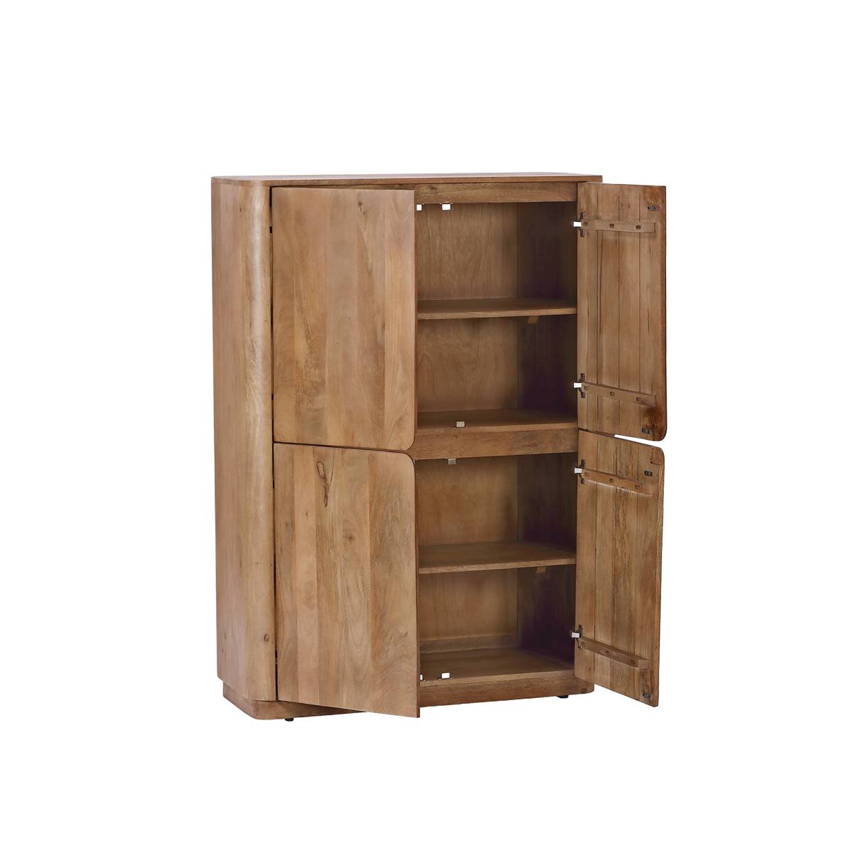 Armoire en bois de manguier LUMEYA bois clair, MADE IN MEUBLES