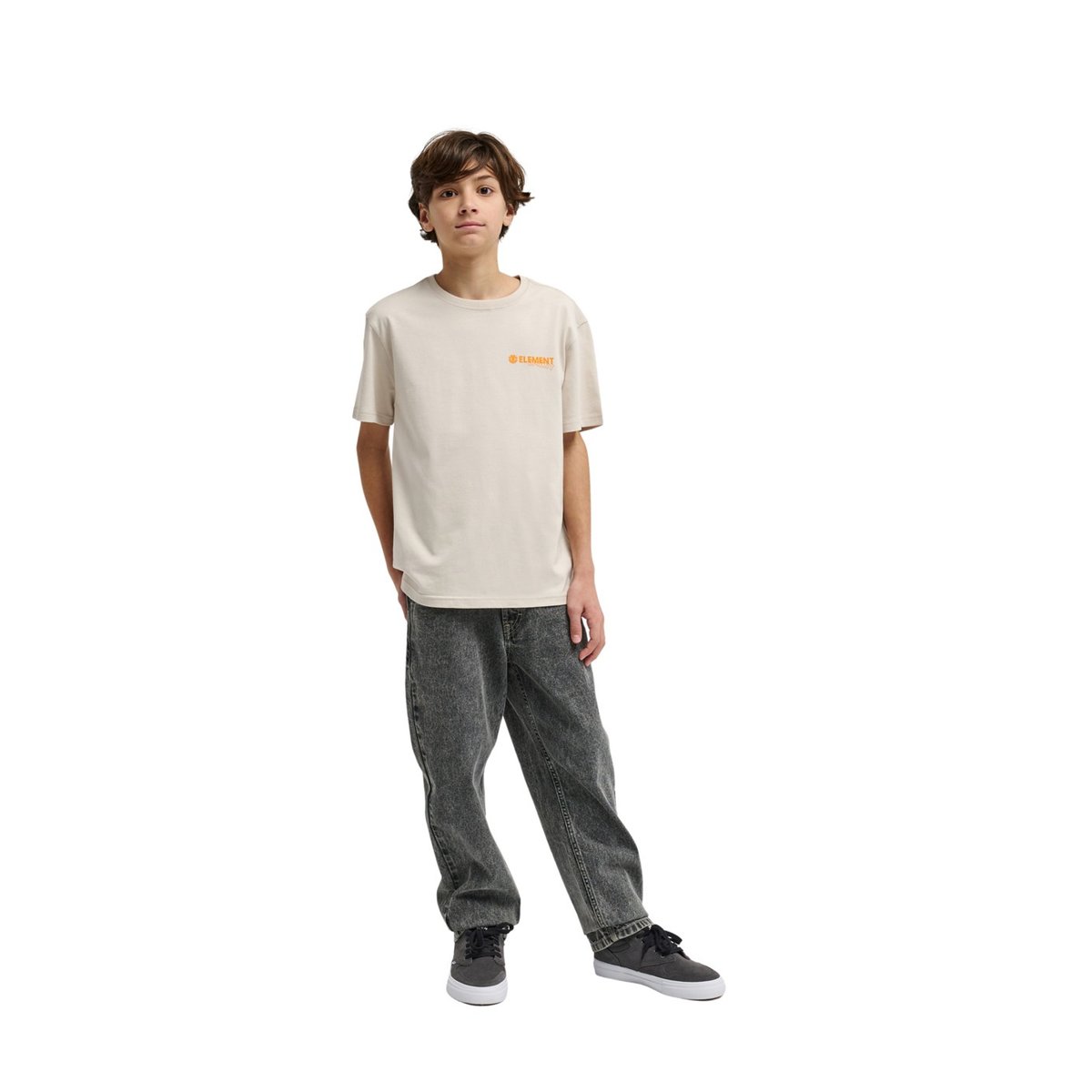 T-Shirt manches courtes BLOOMING beige oat milk, ELEMENT
