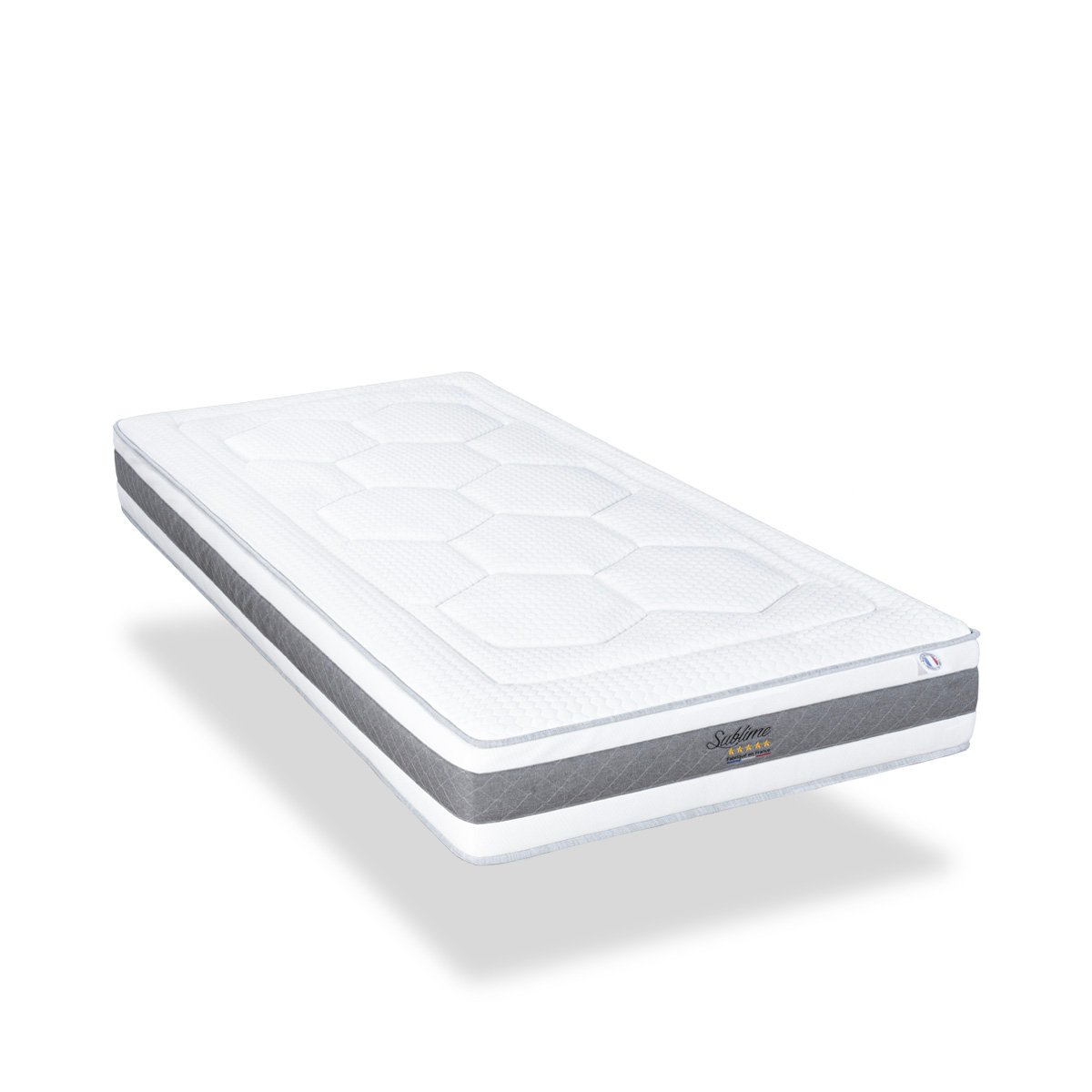 Matelas Mémoire de forme 22 cm SUBLIME - HYPSOM blanc, BELLECOUR