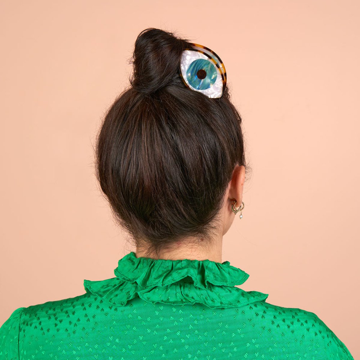 Pince à cheveux ŒIL bleu, COUCOU SUZETTE