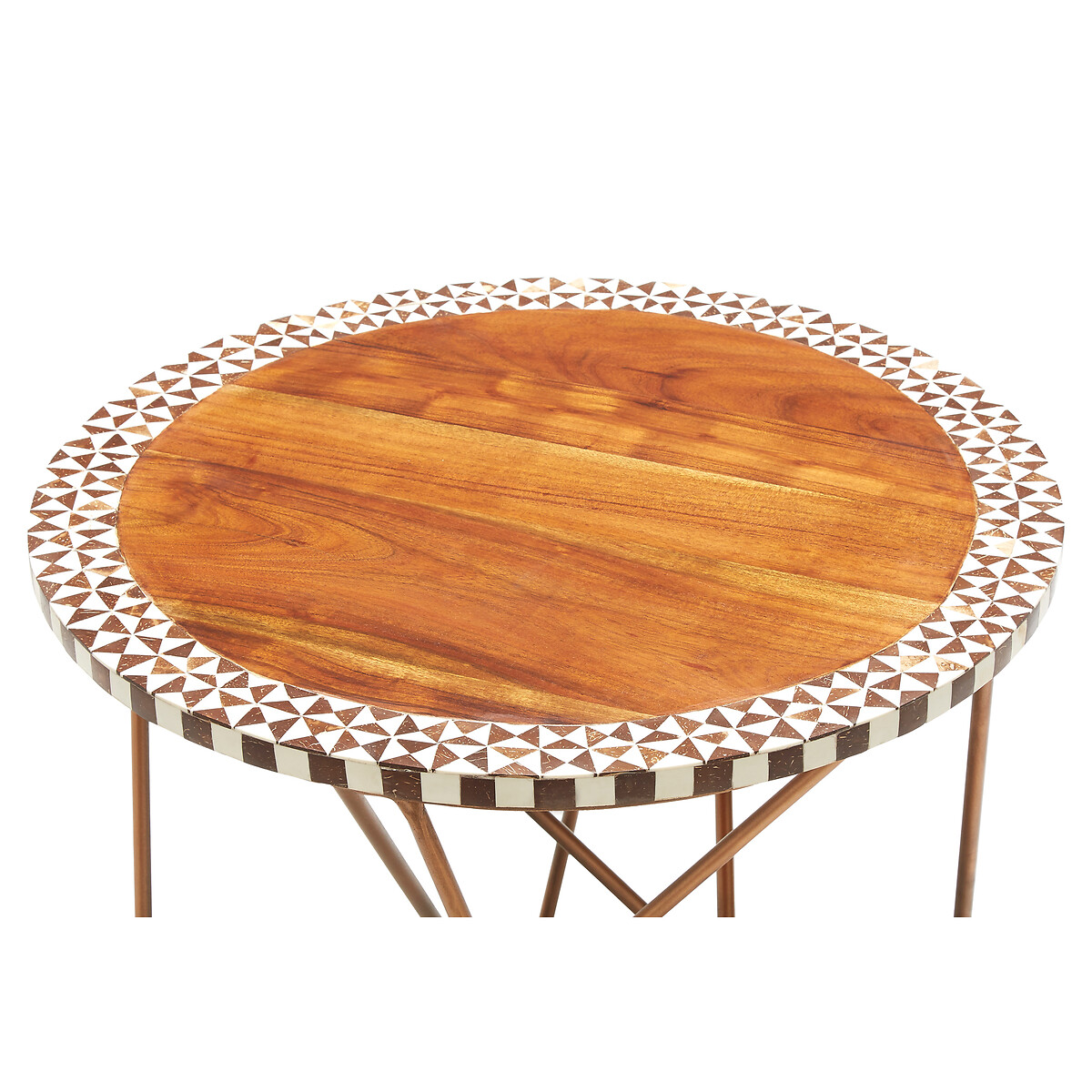 Makena Acacia Wood Round Side Table natural, FIFTY FIVE SOUTH