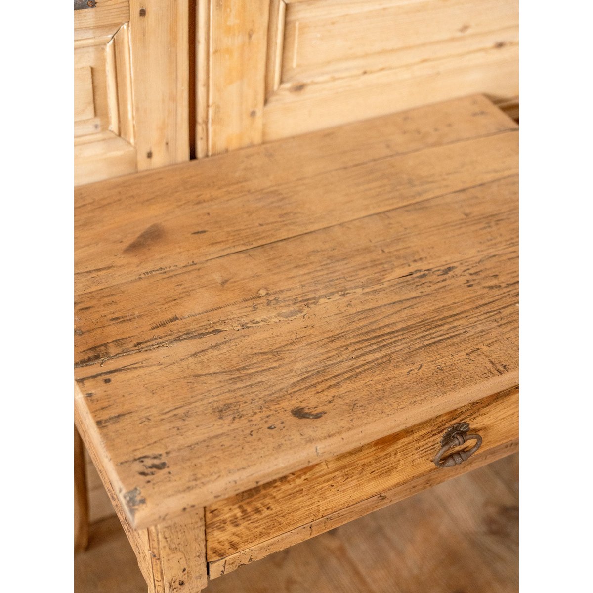 Bureau en bois Edouard N°1042 - Bon état bois foncé, DEBONGOUT
