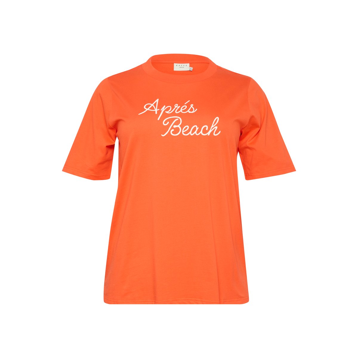 T-shirt rouge grenadine, KAFFE CURVE