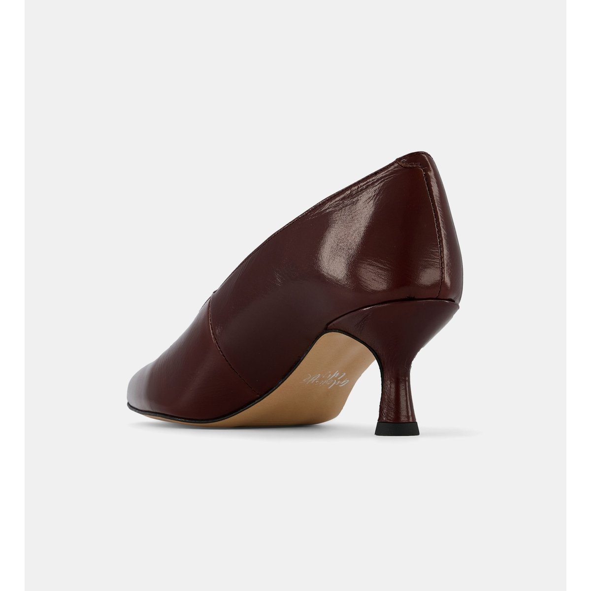 Escarpins emboitants camilia cuir bordeaux, GALERIES LAFAYETTE