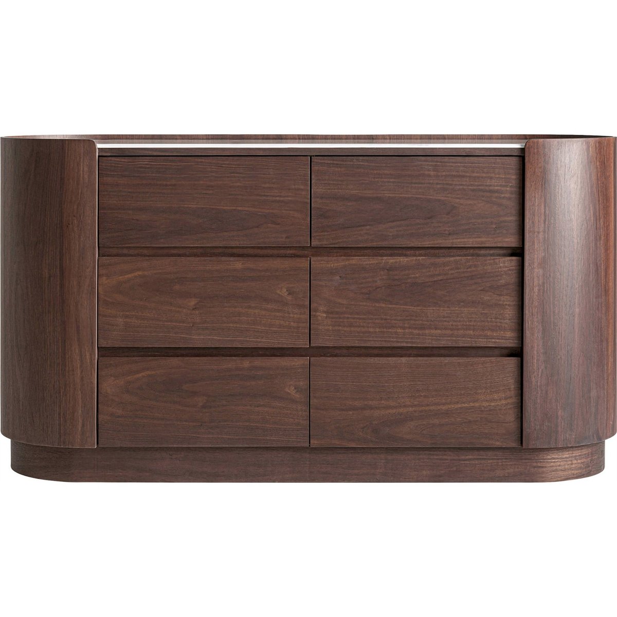 Commode bois collection S.STUETTA marron et blanc veiné, RECOLLECTION