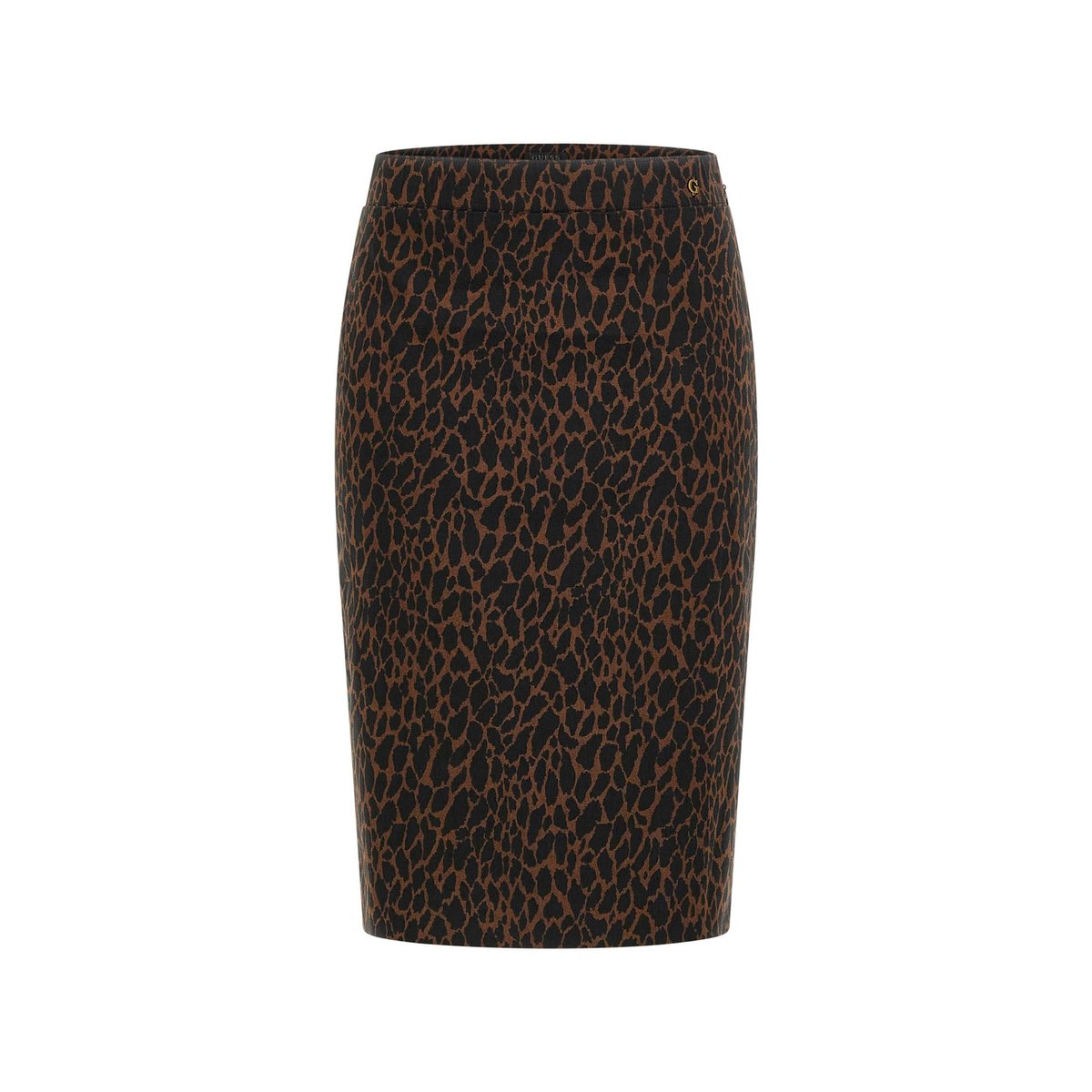 Jupe Crayon Midi animalier, GUESS