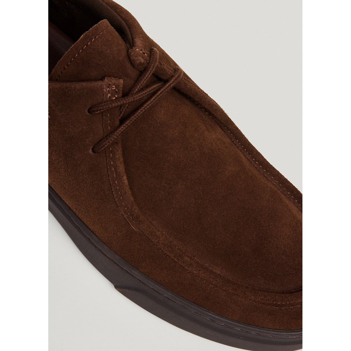 Scarpe da ginnastica in pelle scamosciata, Colins Street marrone, PEPE JEANS