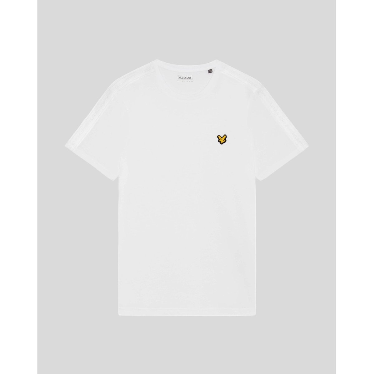 T-shirt Sports jacquard blanc, LYLE & SCOTT