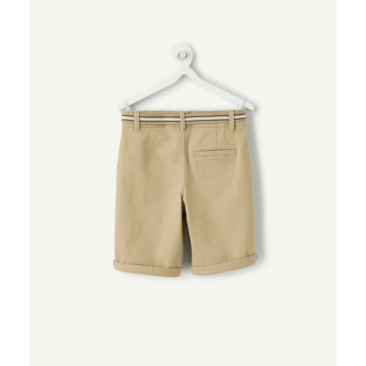 Pantaloncini chino con cintura beige, TAPE A L'OEIL