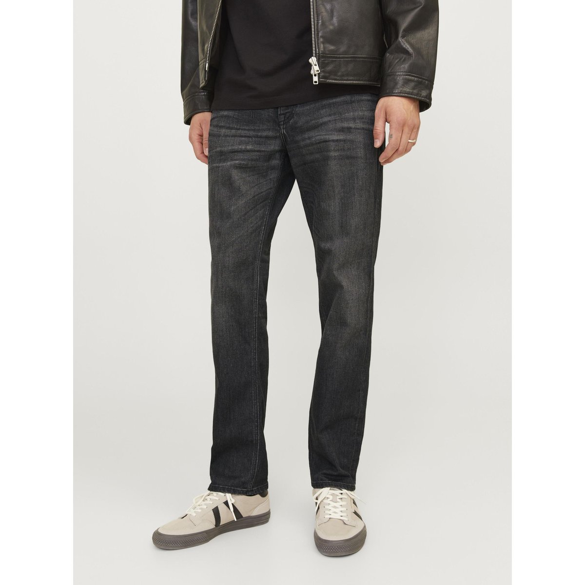 Coupe Regular black denim, JACK & JONES