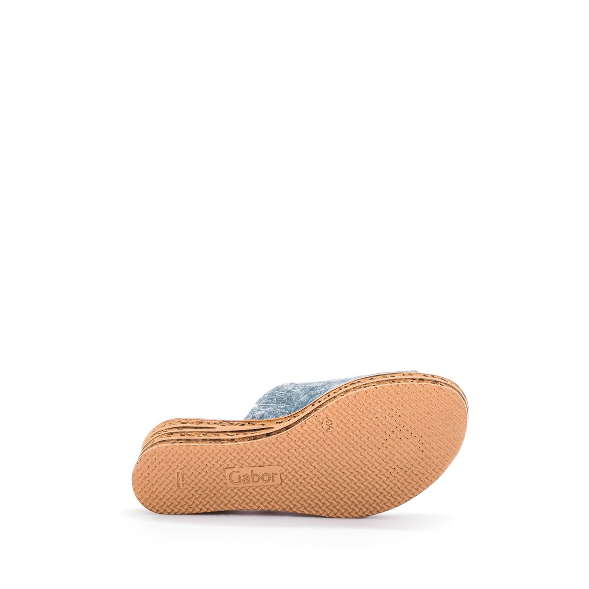 Mules en suède à talon plat jeans, GABOR