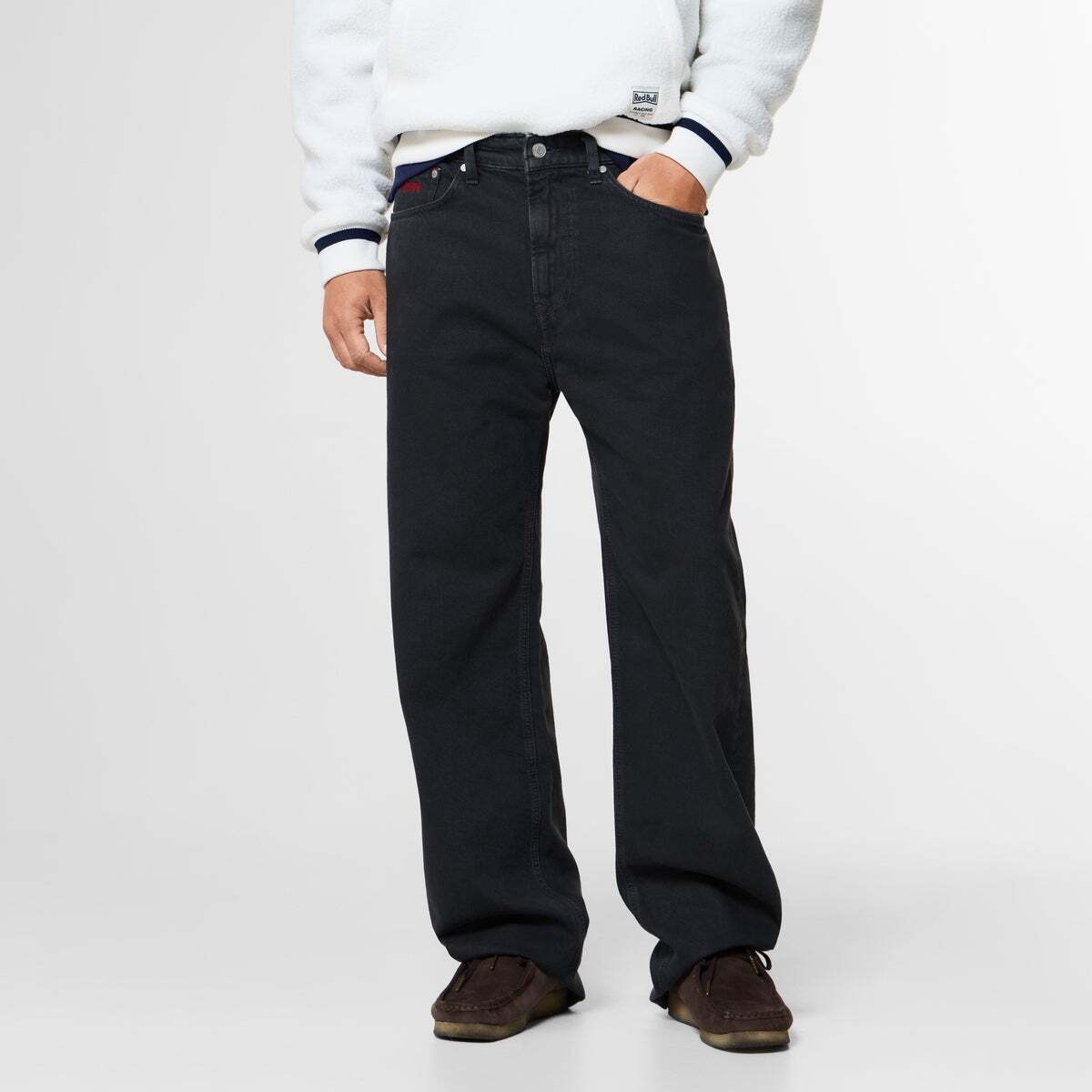 Jean Coupe Large, Taille Haute couleurs délavées, PEPE JEANS