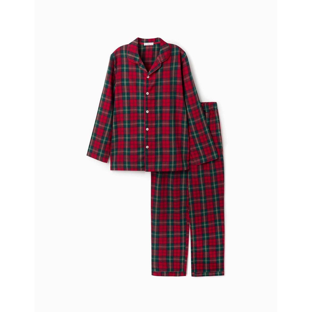 Pyjama en flanelle à carreaux You&Me multicolore, ZIPPY
